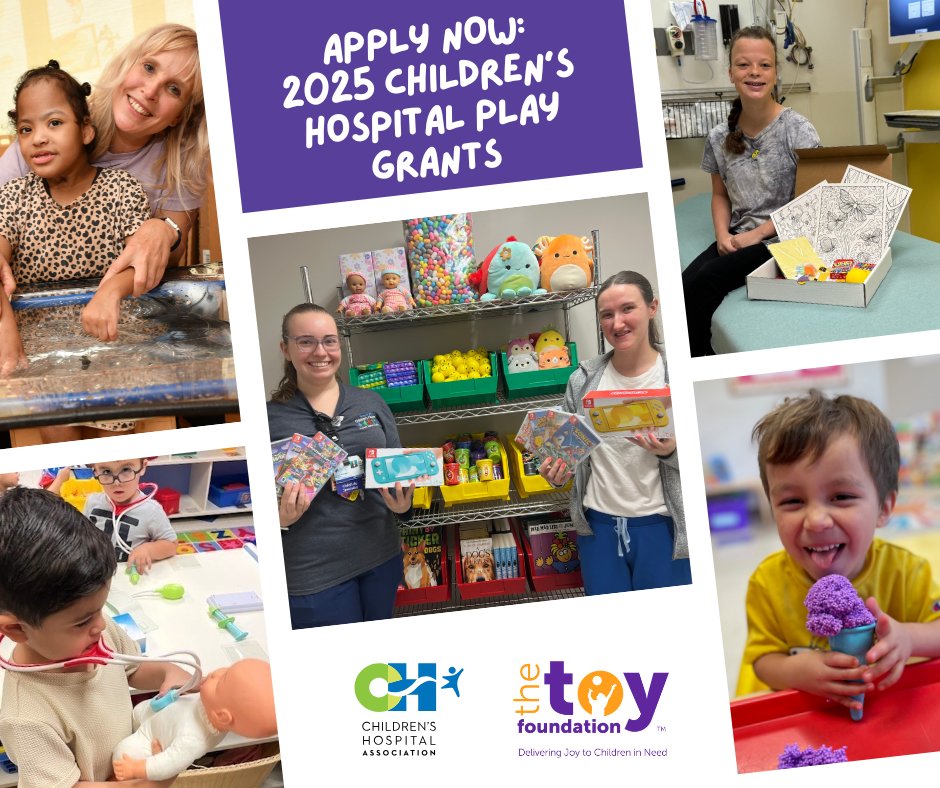 Children&rsquo;s Hospital Association on X: &ldquo;APPLY: @TheToyFndn&rsquo;s 2025 