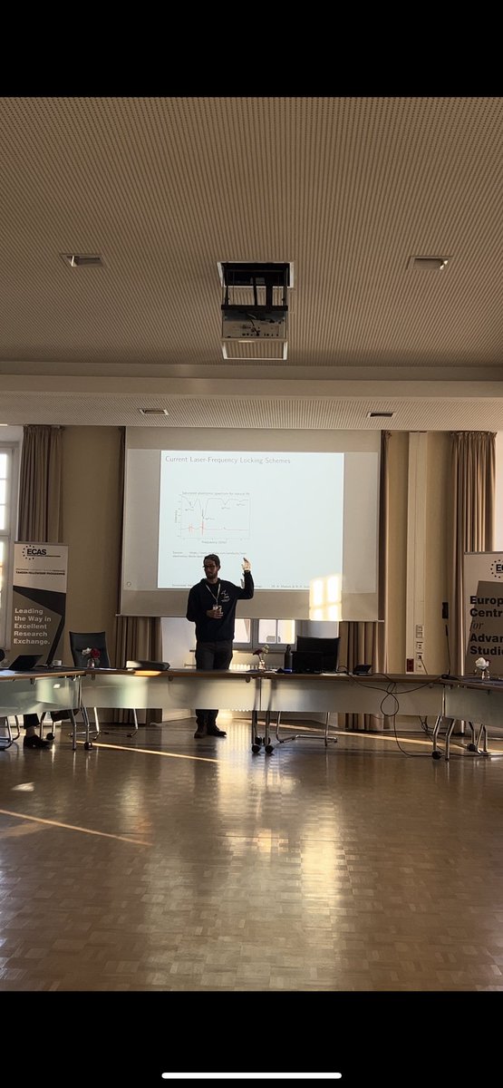 European Centre for Advanced Studies (@ecas_academia) on Twitter photo #FellowConference2024
Tandem 1 (Riaan Philipp Schmidt from the National Metrology Institute in Braunschweig (PTB) & Richard Aguiar Maduro from <a href="/UofGlasgow/">University of Glasgow</a> are investigating “Structured vector light for advanced spectroscopy and metrology”. #FellowConference2024
Tandem 1 (Riaan Philipp Schmidt from the National Metrology Institute in Braunschweig (PTB) & Richard Aguiar Maduro from <a href="/UofGlasgow/">University of Glasgow</a> are investigating “Structured vector light for advanced spectroscopy and metrology”.
