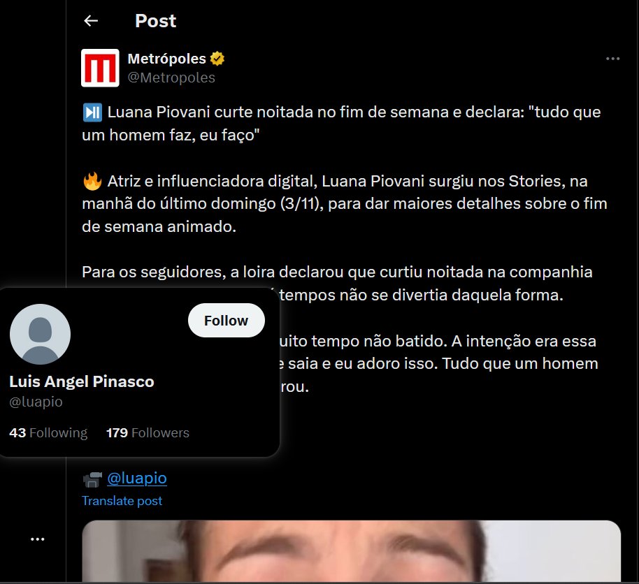 katux's tweet photo. @Metropoles Coitado do @Luapio que ta marcado aqui e nem sabe que ta marcado: https://t.co/cyQhwNfrka