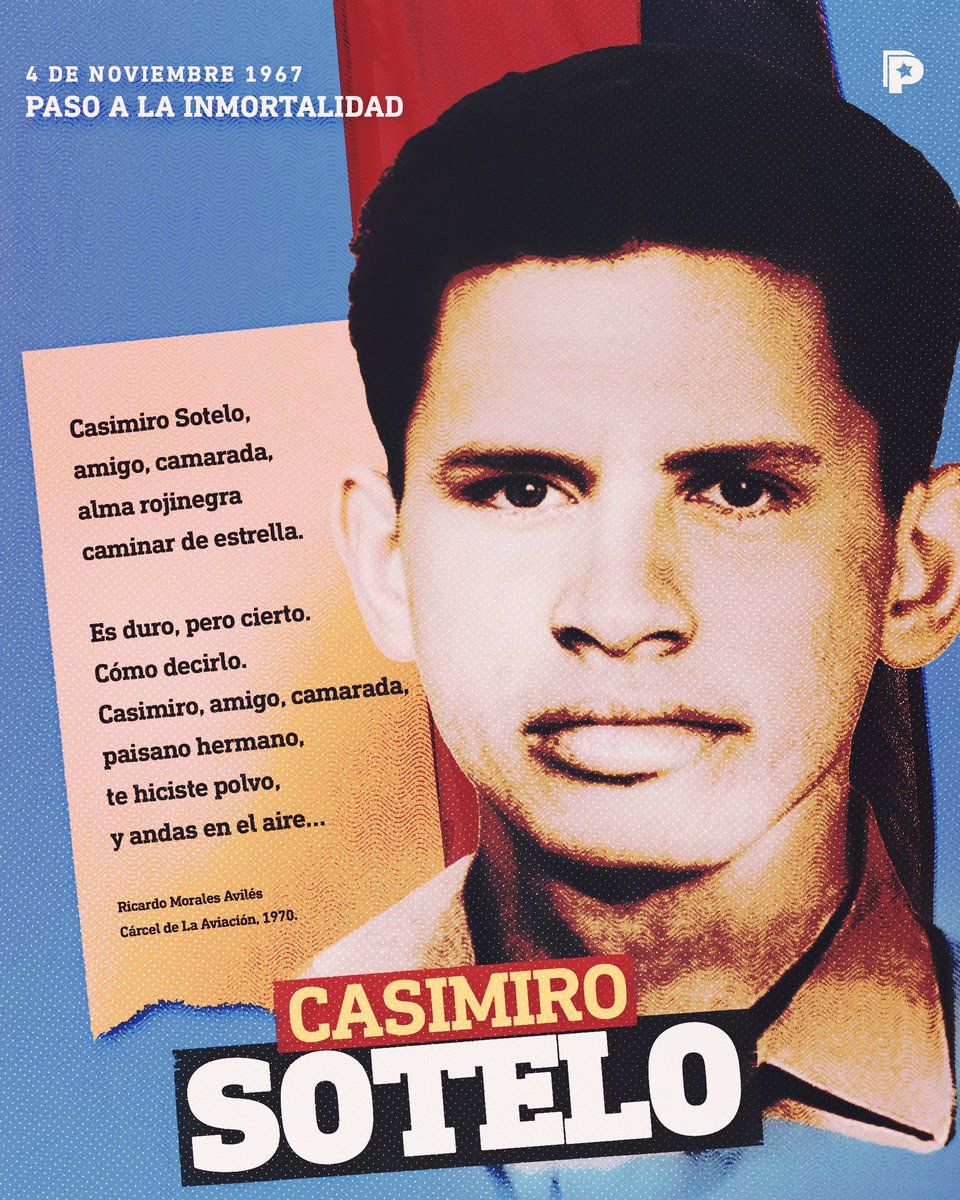 🔴⚫ El 4 de noviembre de 1967, Casimiro Sotelo, líder estudiantil, junto a sus compañeros Hugo, Roberto y Edmundo, fueron brutalmente asesinados por la Guardia Somocista.