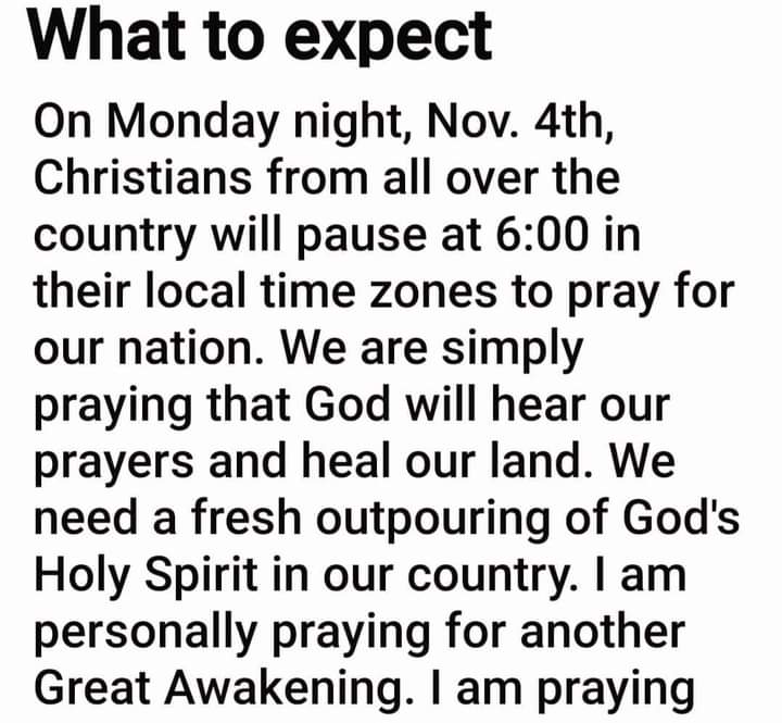 RootedInAmerica's tweet photo. #WorldwidePrayer
#PowerInPrayer https://t.co/o520jIuJAX