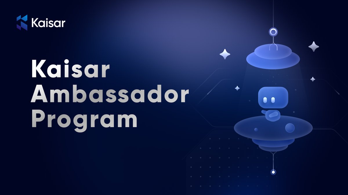 KaisarNetwork's tweet photo. We are looking for the very best content creators in the space to join us as Kaisar Ambassadors!

If you’re comfortable using your top notch storytelling skills to explain our cutting edge tech, apply to our ambassador program.

We’re looking for community members who are a established in the space: having at least 5,000 followers on X or 5,000 views and 10,000 subscribers on your YouTube channel is a strong start, but these aren’t hard and fast rules! If you think you have the skills, please apply.

Tweeting wizards, YouTube experts and Discord engagement masters are ideal partners for the program.

Of course, commitment to Kaisar Network’s vision is essential—so if you’re holding one of our Genesis NFTs, please include that in your application!

Our Ambassadors get exclusive perks, including generous token rewards, early access to our products and membership in our private channels.

Applications close Nov. 11! Apply today at our website: https://t.co/vUDOj9o2kc