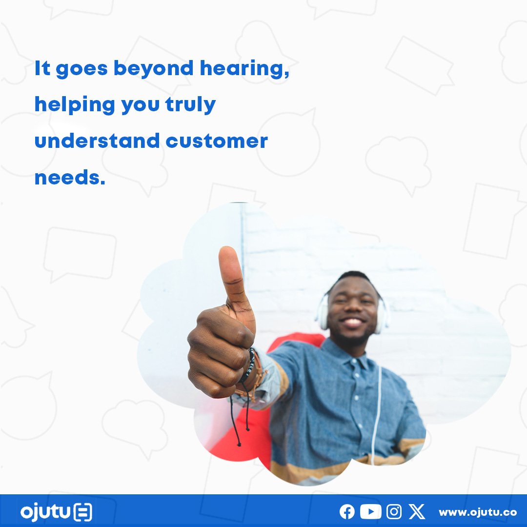 Ojutu_Inc's tweet photo. Know what customers think! Ojutu helps you listen and grow your business.
#Ojutu #CustomerThoughts #BusinessSuccess #OnlineHelp #ListenUp #GrowWithOjutu https://t.co/dpk1m06VKG