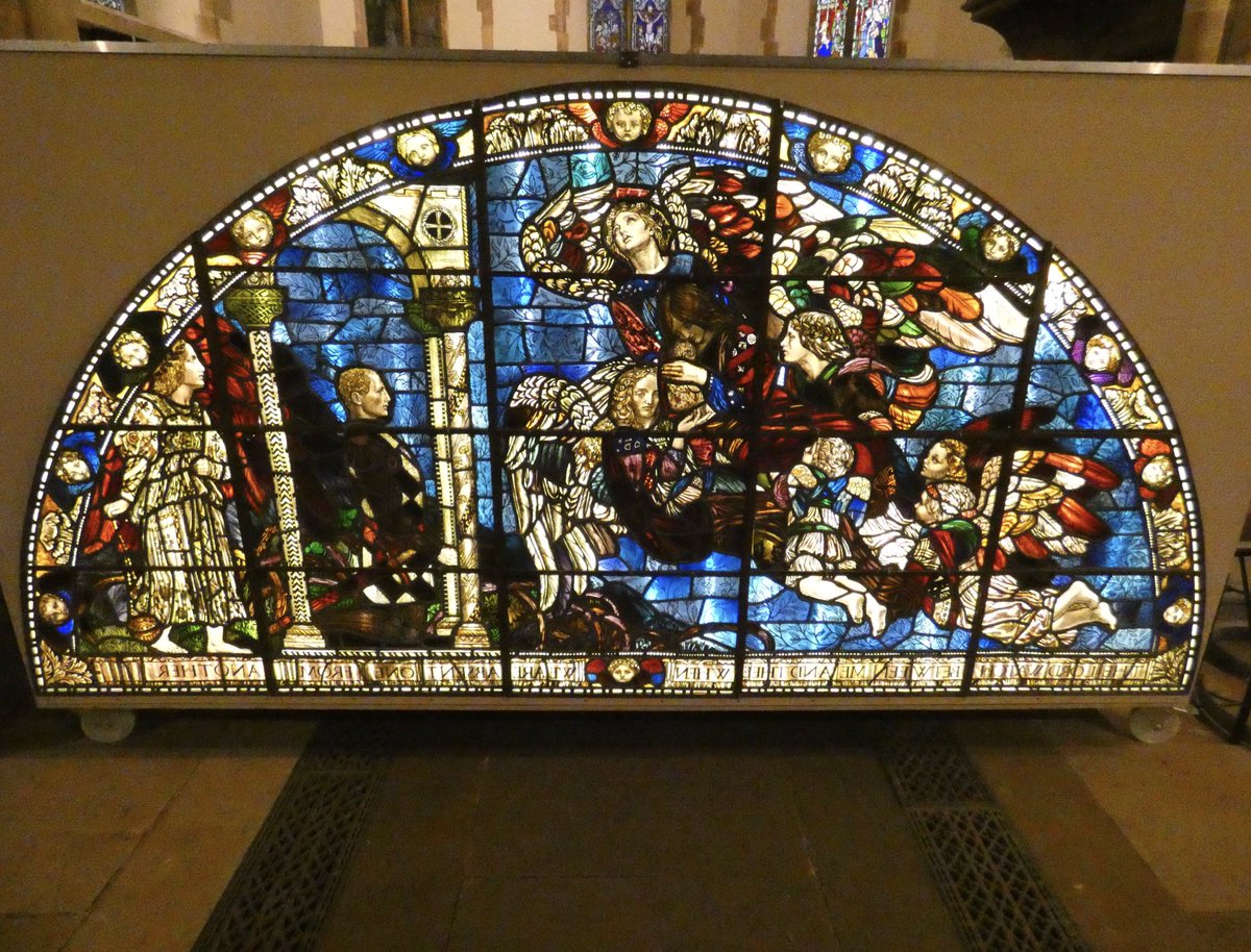 alangray22's tweet photo. Two beautiful pieces of stained glass saved from the demolished Mausoleum to the Lord Nunburnholm family, displayed in the Yorkshire Wolds Heritage Centre, St James, Warter.
@VisitEastYorks #Warter #YorkshireWolds https://t.co/gKrL3cKacI