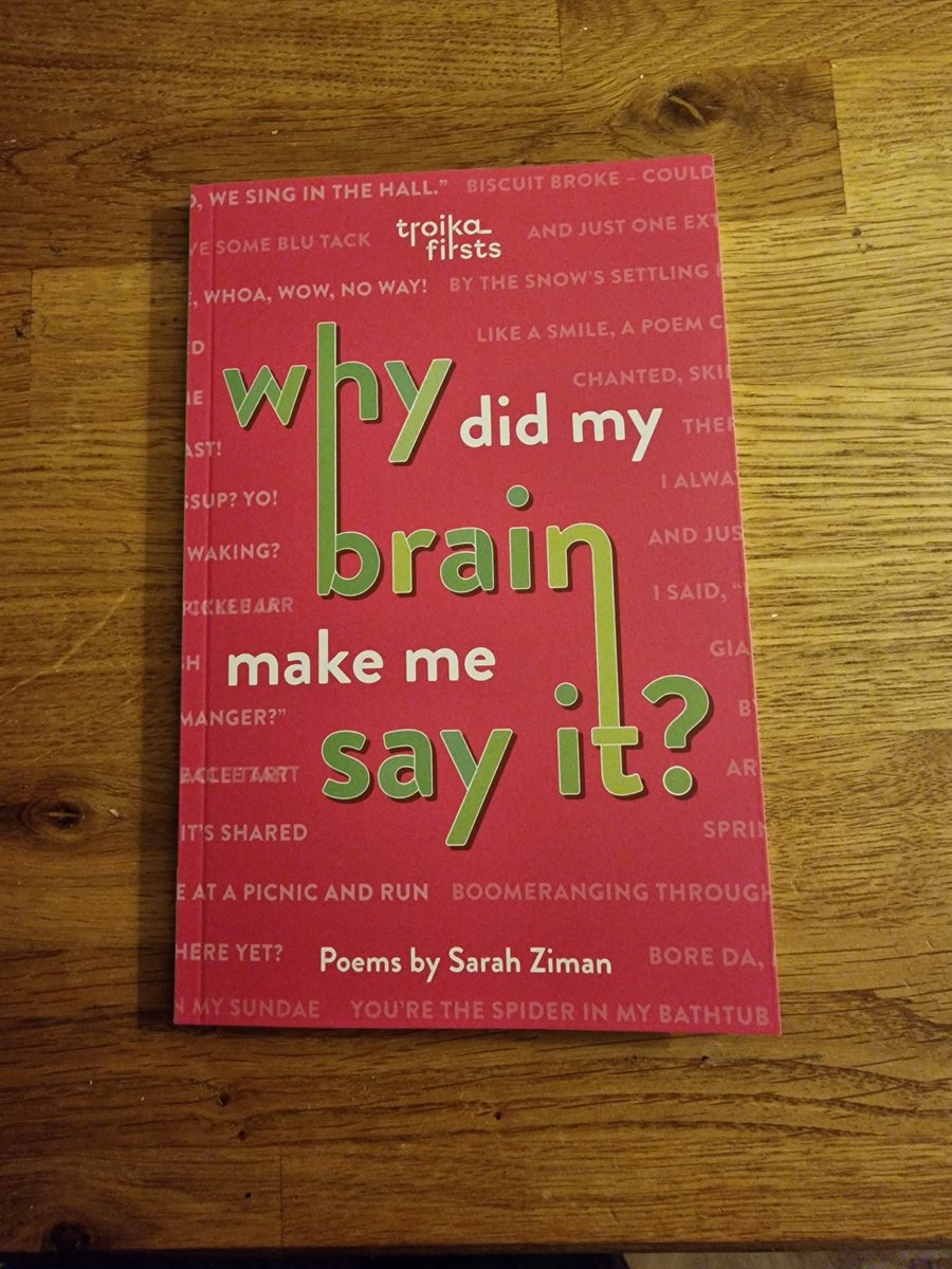 Victoria Gatehouse (@vickygatehouse) on Twitter photo This beauty just arrived in the post and well worth the wait! Fizzing with fun and wonderfully witty wordplay, this children's collection from <a href="/BardyMum/">Sarah Ziman/BardyMum - 'Brain' out now!</a> published by <a href="/TroikaBooks/">Troika Books</a> is a pure delight! In fact, it's the ' bobble in my hat' and 'the PJs for my cat' 🐈 💚 👏 #kidlit This beauty just arrived in the post and well worth the wait! Fizzing with fun and wonderfully witty wordplay, this children's collection from <a href="/BardyMum/">Sarah Ziman/BardyMum - 'Brain' out now!</a> published by <a href="/TroikaBooks/">Troika Books</a> is a pure delight! In fact, it's the ' bobble in my hat' and 'the PJs for my cat' 🐈 💚 👏 #kidlit
