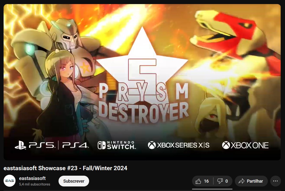 S. Prysm Destroyer announced for PS4/PS5, Nintendo Switch and Xbox Platforms!!