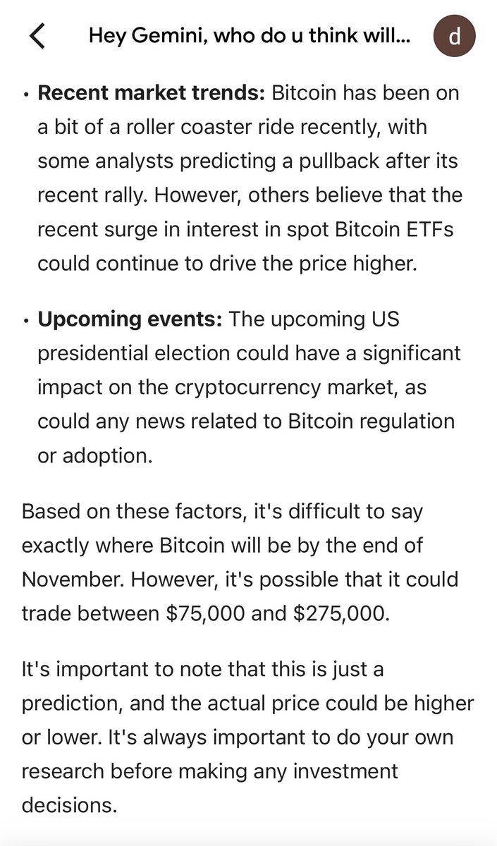 PAWSITIVECoin's tweet photo. Gemini result for November price of Bitcoin #Bitcoin https://t.co/hmOi1WITgG