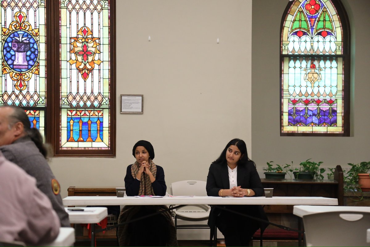 Ilhan's tweet image. I attended Minneapolis City Council Member Chughtai's open office hours to discuss housing affordability and homelessness. 

These conversations reinforce why I've introduced the Homes for All Act in Congress—legislation that will dramatically expand public housing stock and…