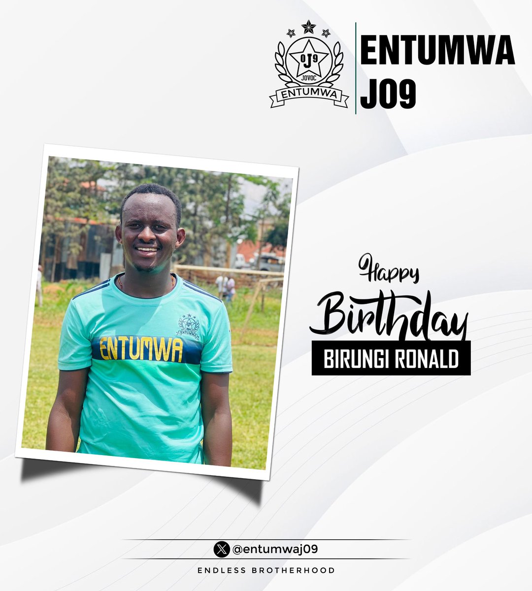 CHAMPIONS BISHOP KAKUBI MEMORIAL GALA (@entumwaj09) on Twitter photo Today, We celebrate our super 8! Entumwa’s MVP Sn III! Your dedication and commitment to the team cannot be matched. Happy Birthday Sir
<a href="/FcBampata/">Bampata Fc</a>
<a href="/KlepDescendants/">Descendants Of Klep (DOK)</a>
<a href="/JovocLeagueNews/">JL News</a> Today, We celebrate our super 8! Entumwa’s MVP Sn III! Your dedication and commitment to the team cannot be matched. Happy Birthday Sir
<a href="/FcBampata/">Bampata Fc</a>
<a href="/KlepDescendants/">Descendants Of Klep (DOK)</a>
<a href="/JovocLeagueNews/">JL News</a>