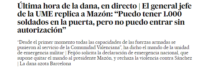 Insostenible, lo de Mazón no tiene perdón, inepto, negligente y criminal.