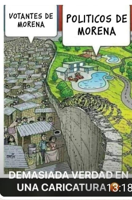 Lamentablemente "el pueblo bueno" no salio tan sabio yno se ha dado cuenta

#MorenaElGobiernoMasCorruptoDeMexico #MorenaDestruyendoAMexico