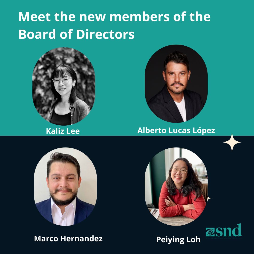 Alberto Lucas López (@alucaslopez) on Twitter photo It is a true honour to have been elected as a member of the Board of Directors of the <a href="/SND/">Society for News Design</a>. I hope to be able to contribute somehow to the passion and dedication to visual journalism that unite us all.
snd.org/meet-alberto-l… It is a true honour to have been elected as a member of the Board of Directors of the <a href="/SND/">Society for News Design</a>. I hope to be able to contribute somehow to the passion and dedication to visual journalism that unite us all.
snd.org/meet-alberto-l…