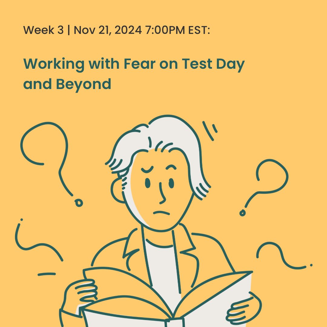 Struggling with SAT/ACT anxiety? You're not alone.

Join our FREE 3-part live mini-course: ‘Stress Less’ Test Prep with Josh Roman, CEO of College Journey.
November 7, 14, and 21, 7:00 PM EST

Register here: us06web.zoom.us/meeting/regist…

Share with a friend who could benefit.