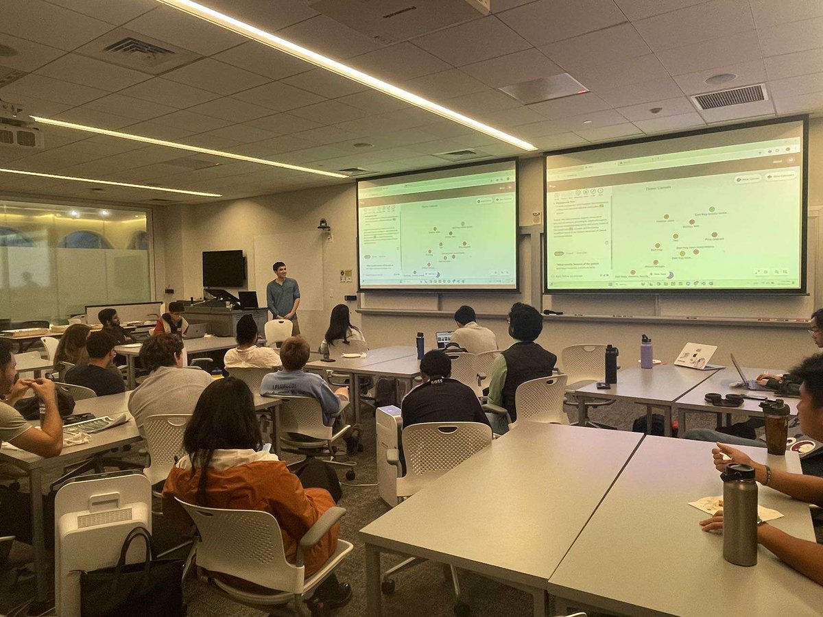 MHarwit's tweet photo. I had a blast in Boston last week speaking at AI and startup focused student orgs at MIT, BU, Northeastern, and Babson! 

I ended up getting a lot of great feedback on @Get_Stitch_AI - an AI startup I've been working on, and also onboarded some incredibly talented interns! 

I'll be in LA and SF the next few weeks speaking at universities in the area. Very excited about the future!