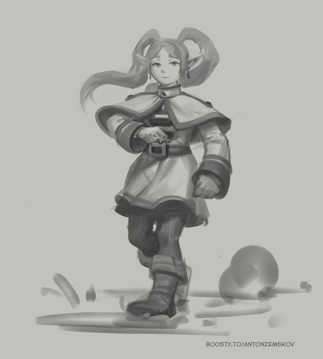 Sketch for fun of my fav anime.
#anime #animeart #friren