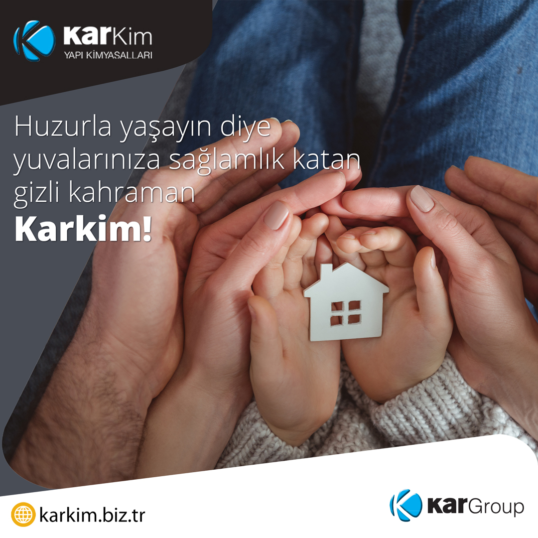 KarkimYapiKimya's tweet photo. Huzurla yaşayın diye yuvalarınıza sağlamlık katan gizli kahraman Karkim! https://t.co/GT878Q6Wax