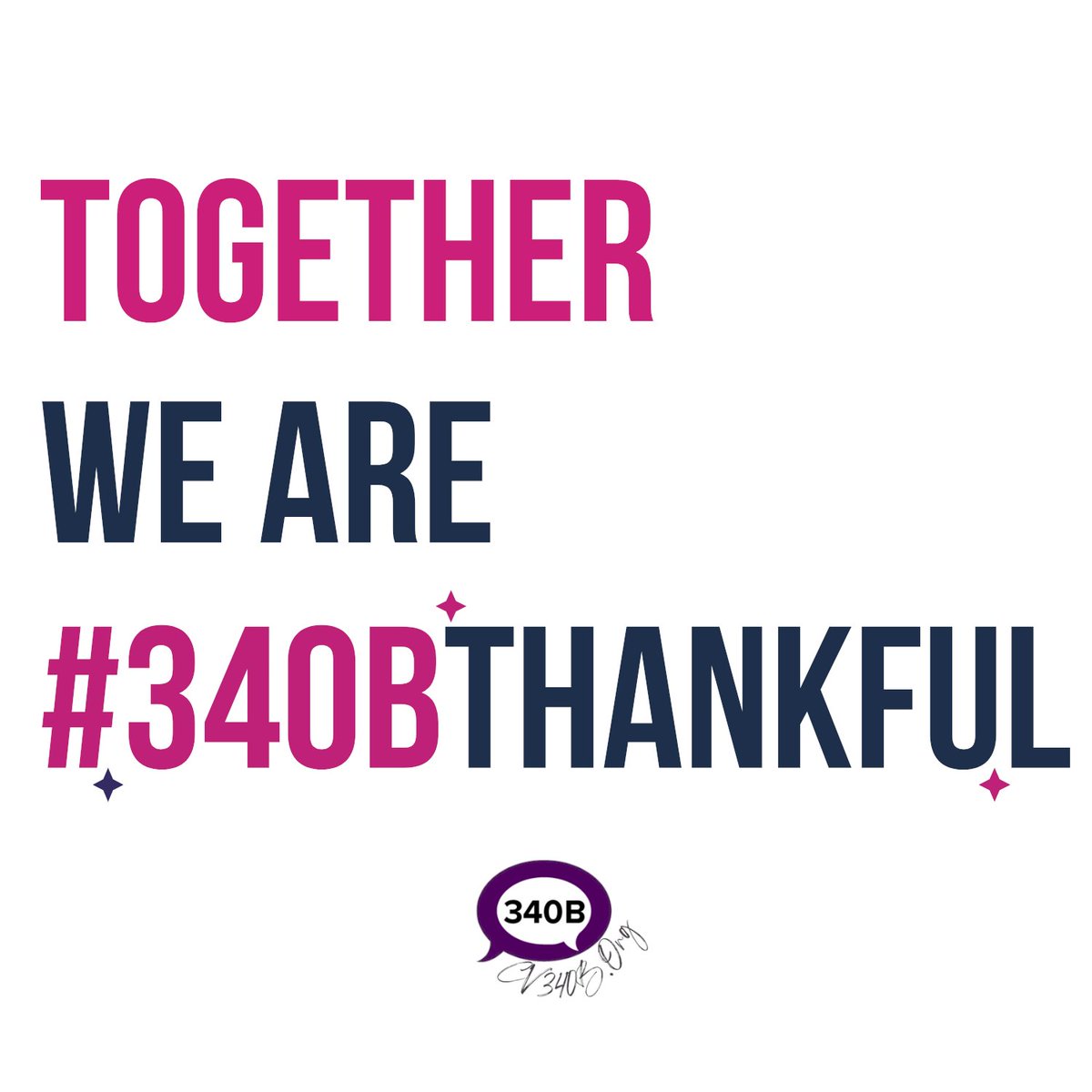 CV340B's tweet photo. November means it's #340BThankful Month! Join CV340B in celebrating all the ways we are thankful for the 340B program this year. We invite you to use the hashtag #340BThankful to share all throughout the month!
#Defend340B #340BThankful https://t.co/t4KW9hiwd3