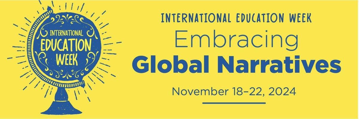 UofRGlobal's tweet photo. 🌍 Join the Celebration! 

International Education Week 2024 @UofR 🎉 

Embracing Global Narratives: November 18-22, 2024

Learn more:  https://t.co/iJRLqGxBYf 

#GlobalRochester #IEW2024 https://t.co/SAwzGVax9a