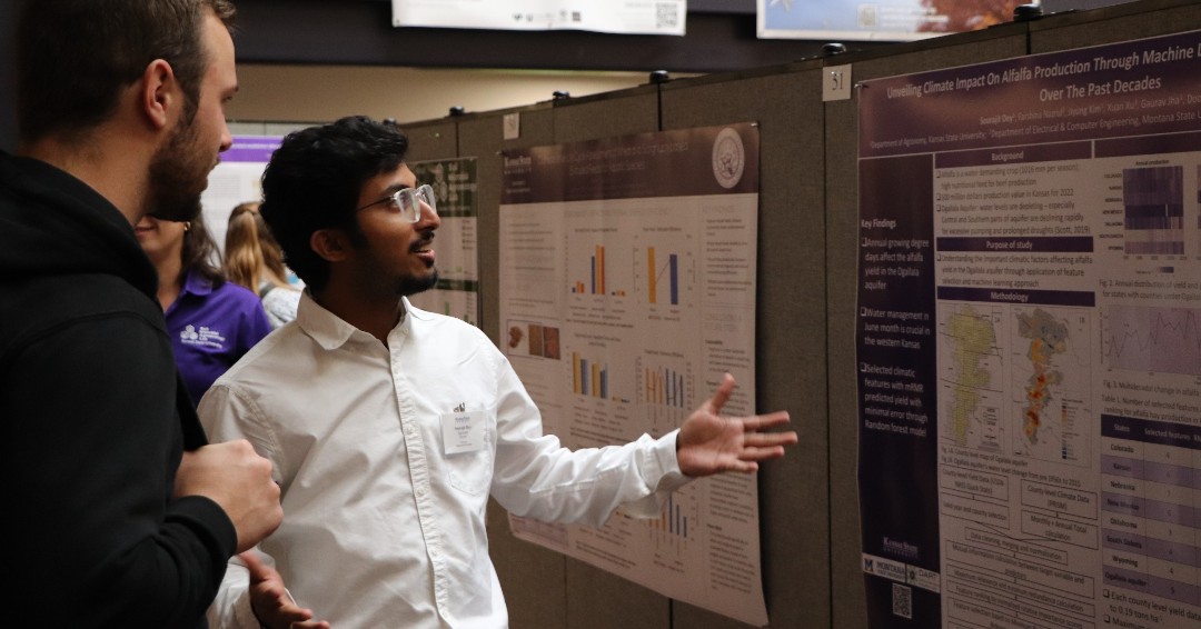 KSUGradSchool's tweet photo. Research and the State 2024 was a success! Thank you so much to everyone who participated and the judges who volunteered! #KStateGradSchool #SuccessBuildsHere https://t.co/8tZom9cGCu