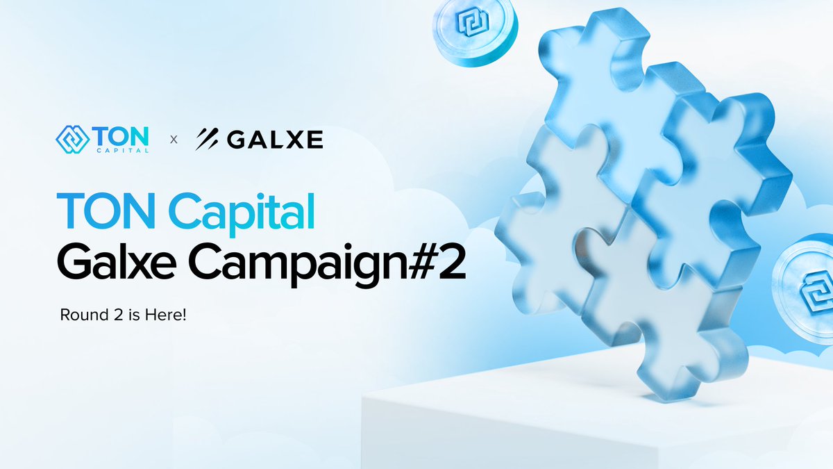 🔥 Round 2 is Here! Get ready to level up in our TON Capital Galxe Campaign #2 ! ⚡

💪 Complete missions, earn points, and secure your spot among the top contenders. From quizzes and challenges to community activities, every task brings you closer to victory.

Join now 👉