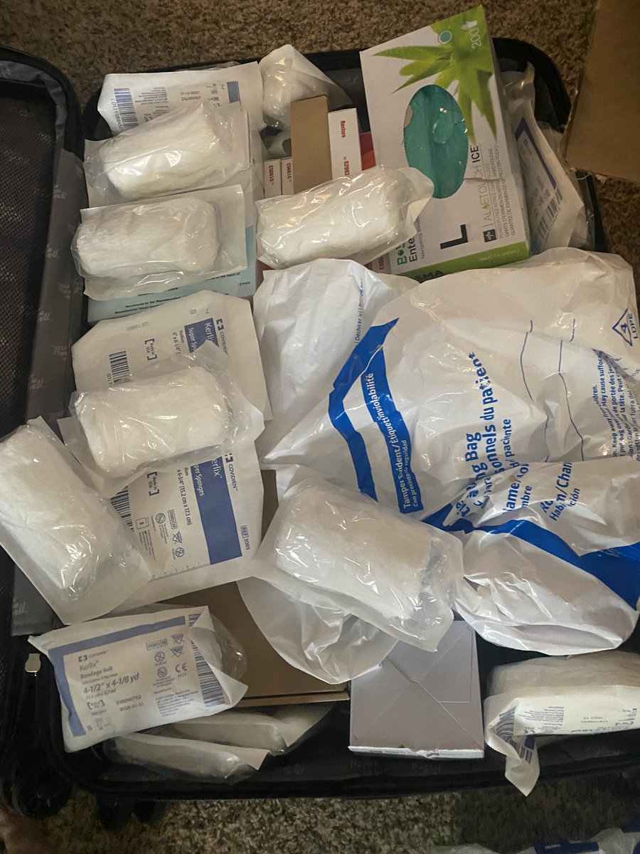 Got the bags packed and headed to the airport. Going to see the people who helped me along our journey.  With the support of my family I am returning. 

Got some donated equipment from <a href="/eodgear/">EOD Gear</a> for semi-remote procedures and if you ever need anything they are amazing.  If you