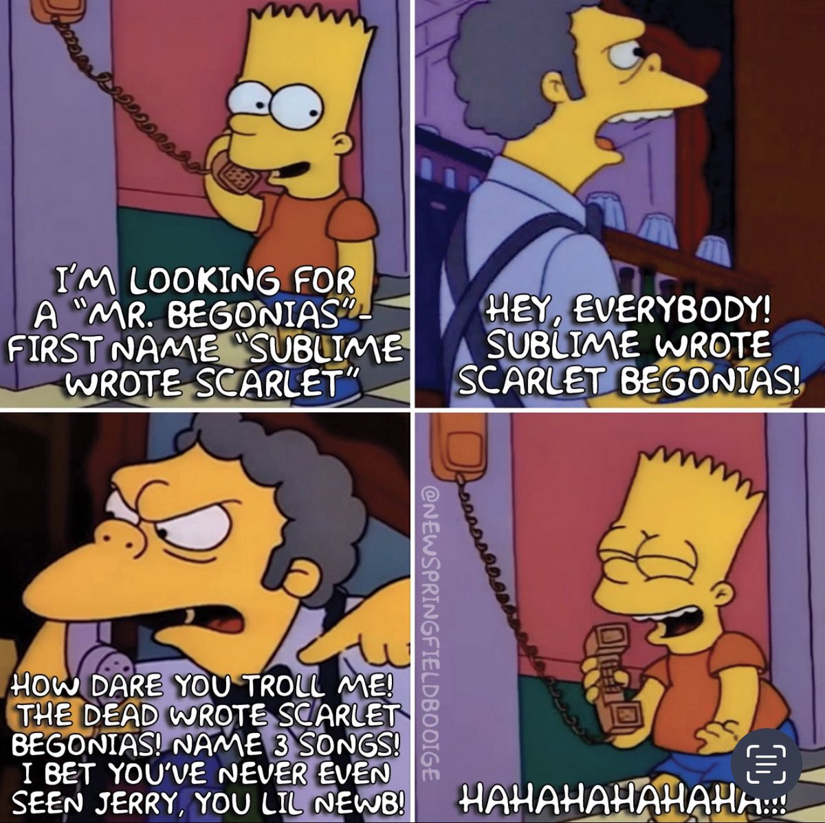 People who think the Dead wrote Scarelt Begonias have no appreciation for fundamental mechanics of time travel.