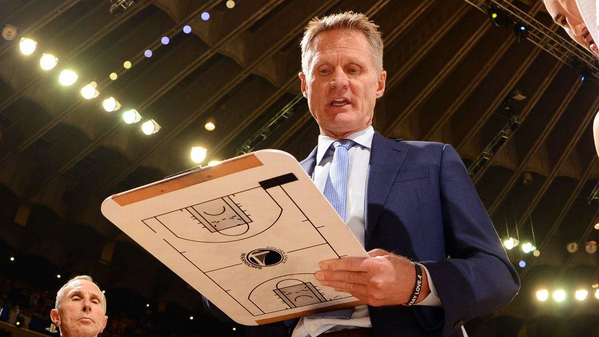 coachperebcn's tweet photo. El playbook de Kerr tras tiempo muerto es 🤯

El coach de los Warriors, es uno de los mejores planteando situaciones tras paso por banquillo (ATO).

Te dejo 4 situaciones que me han gustado, en este inicio de temporada

✏️ Editado con @11OnceSport

#xsos #DubNation
⬇️ https://t.co/Ne38Bar2aX