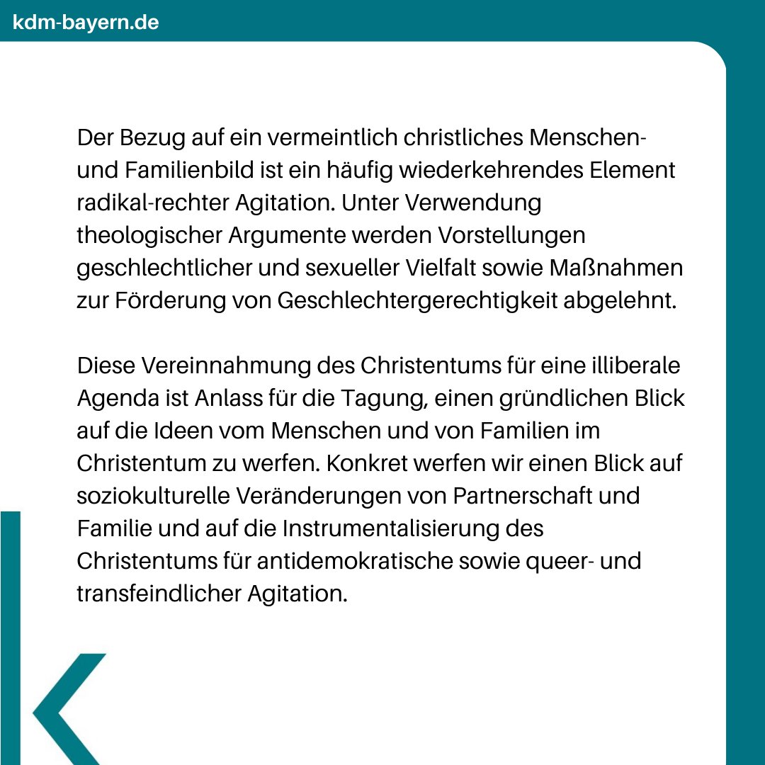 kdm_bayern's tweet photo. Am Freitag (8. Nov.) findet unsere Tagung in Nürnberg statt. Wir freuen uns auf spannenden Vorträge und Diskussionen 
Weitere Infos: https://t.co/uCFAz9NI8E https://t.co/d0xE4FoORT