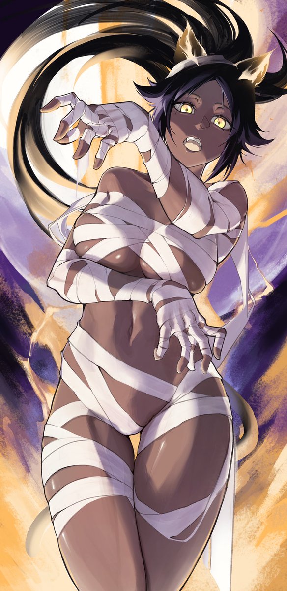 buraja_nai's tweet photo. Yoruichi
Even though Halloween has already passed.😅
#BLEACH https://t.co/12A0R04h9o