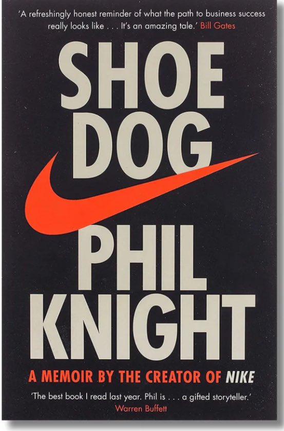 rajesh_ve's tweet image. Finished reading Shoe Dog by Phil Knight Nike co-founder, tells about
 the Nike journey from a small startup to a sportswear giant. He shares his personal and professional struggles, early business risks, and relentless pursuit of his vision.