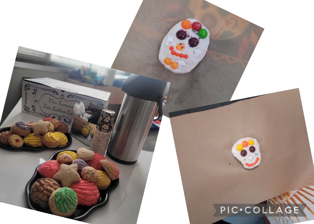 Celebrating Día de los Muertos with mis cachorros! We made sugar skulls and enjoyed lots of yummy pan dulce. <a href="/Centennial_SIP/">Centennial SIP</a> <a href="/HumbleISD_CE/">Centennial Elementary</a>
