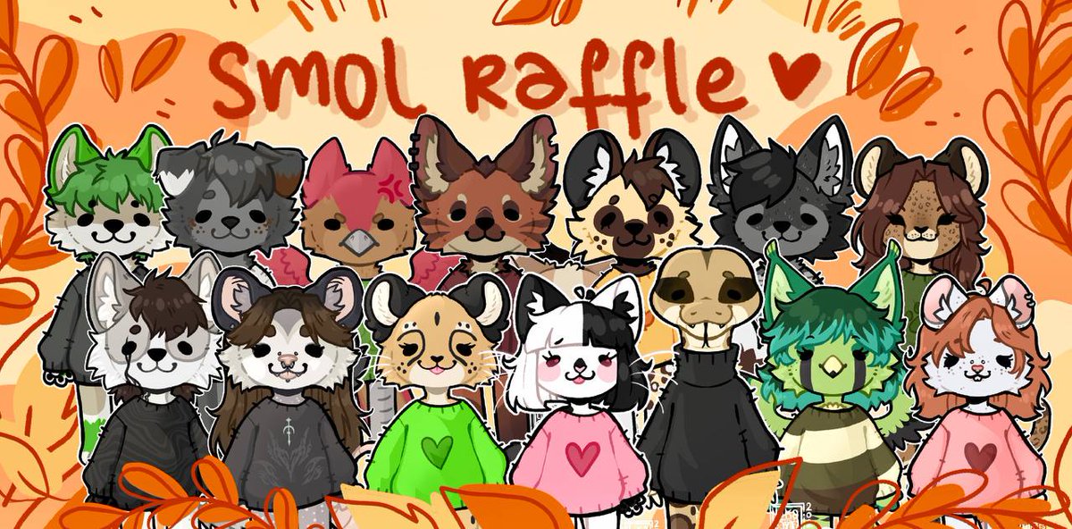 💛Smol raffle time! 💛
I see you guys like the Smolki, so I’ll do a quick and tiny raffle for you! Two of you will get a Smolek!

 ✨To join:✨
> Follow me
> Repost 
> Comment your OC!

Ends 10.11!
💛 Good luck!! 💛