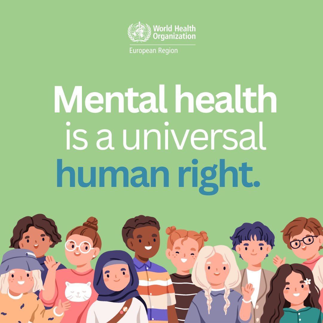 WHO/Europe (@who_europe) on Twitter photo We need to ensure that everyone, everywhere has access to high-quality mental health care services 🌍💙
Learn more about our work to improve the quality of MH care for children and adolescents: bit.ly/CAMHevents
#MHW2024 #MentalHealth #QoC #AutumnSchoolCAMH <a href="/JoaoBreda2/">João Breda</a> We need to ensure that everyone, everywhere has access to high-quality mental health care services 🌍💙
Learn more about our work to improve the quality of MH care for children and adolescents: bit.ly/CAMHevents
#MHW2024 #MentalHealth #QoC #AutumnSchoolCAMH <a href="/JoaoBreda2/">João Breda</a>