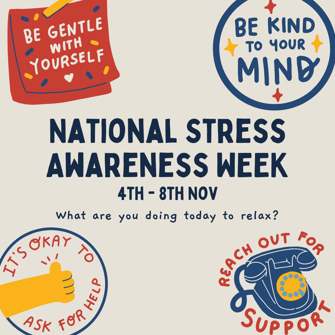 To mark National Stress Awareness Week (4th - 8th November), Mrs Sugden has put together a selection of useful information and resources for our Senior pupils. Posters will be displayed around school and videos played in form time to help our pupils cope with stress.