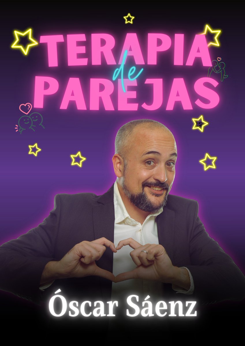 MPC_management's tweet photo. Te vaya mejor o peor con tu pareja #TerapiaDeParejas de @SoyOscarSaenz ¡ES TU SHOW PORQUE NUNCA SABES CUANDO SE PUEDE TORCER LA COSA...! 😂

📅 Viernes · 22:30H · @TeatroBellasArt 

🎟️ Entradas en https://t.co/Ocyp1OzsKd https://t.co/HQq8ZeAcgp