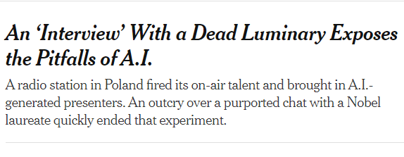 Just because it can answer questions, doesn't mean it should.