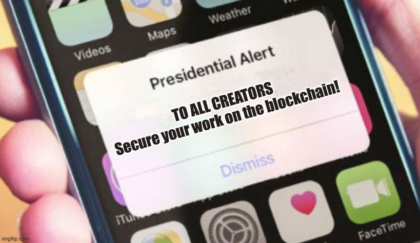 Reinvent_ip's tweet photo. When the alert hits, you know it’s time to tokenize! #Tokenization #ContentIP #Blockchain $REIV https://t.co/Xb3l0cxSue