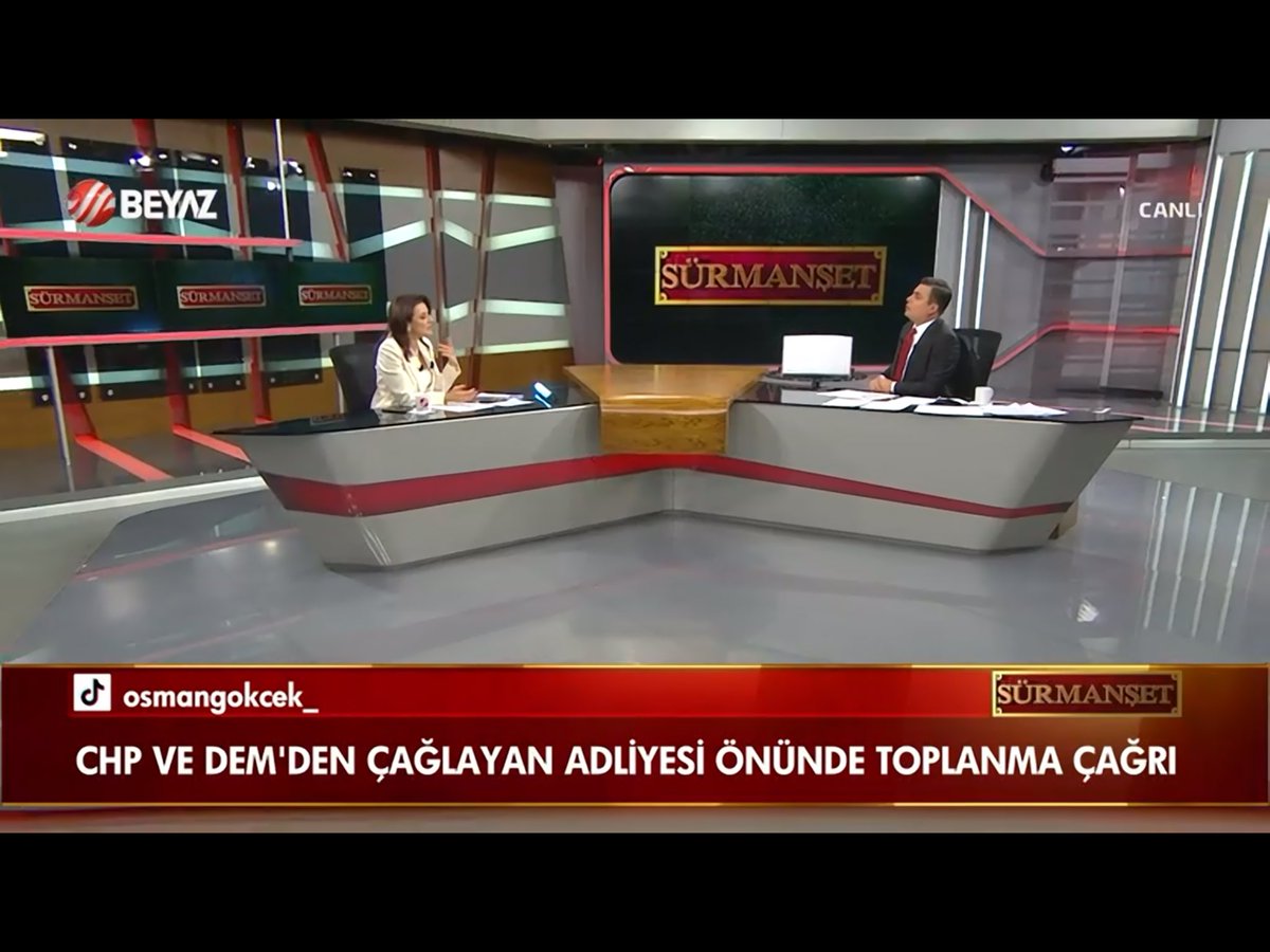 Ak Parti Ankara Milletvekili Osman Gökçek; CHP ve Dem’den Çağlayan Adliyesi Önünde Toplanma Çağrısı.  <a href="/OsmanGokcek_/">Osman Gökçek</a> <a href="/DuyguCuhadar/">Duygu Çuhadar</a> <a href="/beyaztv/">BEYAZ TV</a> <a href="/BeyazGazete/">Beyaz Gazete</a> <a href="/Surmansett/">Beyaz Tv Sürmanşet</a> 
 #beyaztv