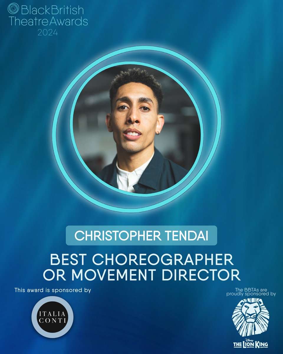 BritishYouthMusicTheatre (@britymt) on Twitter photo Best of luck tonight to the wonderful Christopher Tendai <a href="/theBBTAs/">Black British Theatre Awards</a>! 🤩 Best of luck tonight to the wonderful Christopher Tendai <a href="/theBBTAs/">Black British Theatre Awards</a>! 🤩