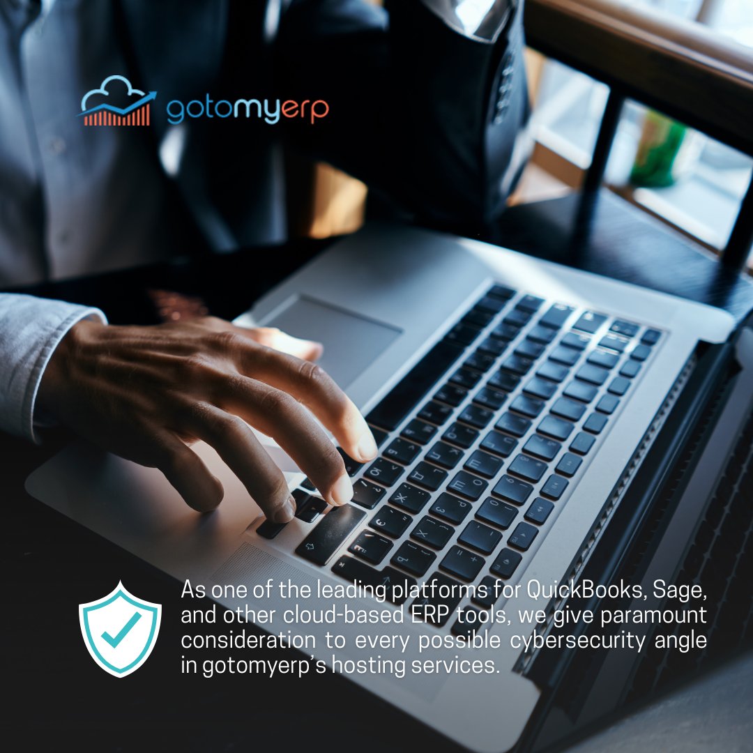 gotomyerp's tweet image. As one of the leading platforms for QuickBooks, Sage and other cloud-based #ERP tools, we give paramount consideration to every possible cybersecurity angle in gotomyerp’s hosting services.
.
#SageHosting #SageCloud #ERPsystems #cloudERP #cloudhosting #QuickBooks #Sage #gotomyerp