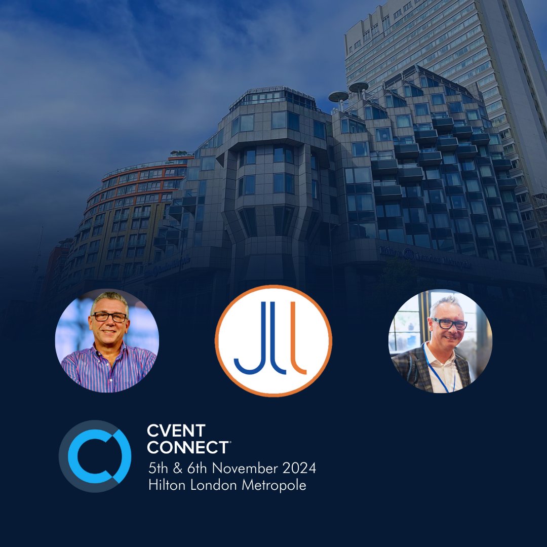 #TeamJLL’s Christian Merefield and Scott Rooney-Ashby will be attending Cvent CONNECT Europe in London on the 5th and 6th of November!

If you’re attending, drop us a message, our team would love to connect with you! 👋

 #CventCONNECT #CventCONNECTEurope #EventProfs