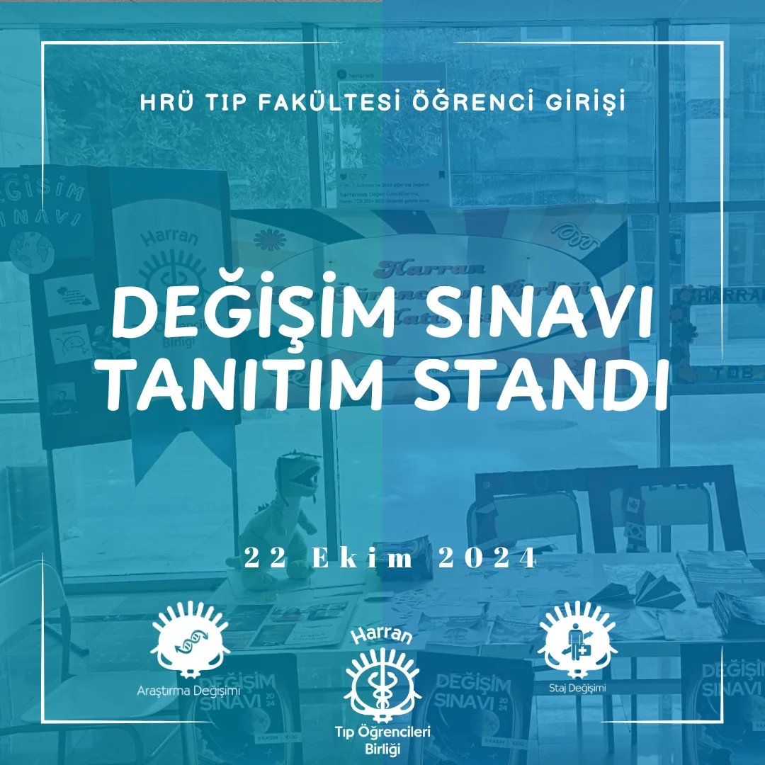 harrantob's tweet photo. Değerli gönüllülerimiz,
Fakültemiz öğrenci girişinde açtığımız değişim sınavı standımızda bir araya gelerek değişim fırsatlarına dair her konuyu paylaştık🌍✈️
@turkmsic @hrumedya @TipHarran https://t.co/PtMs39TP0J