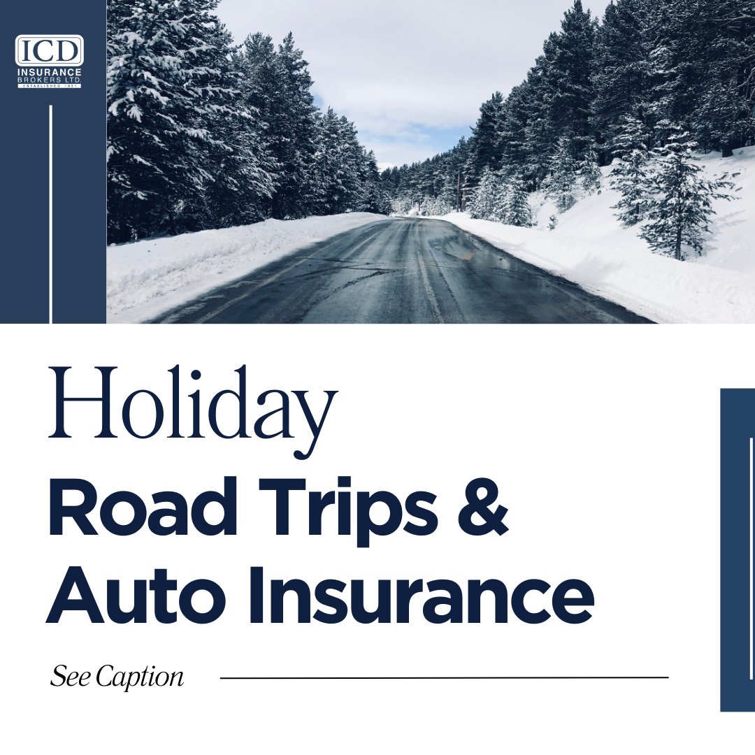 ICDInsurance's tweet image. Planning a #holidayroadtrip? 

Before hitting the road, take a moment to review your #autoinsurancepolicy. Ensure you have the right coverage in place for winter driving conditions and any unexpected detours along the way.

Call one of our brokers at 905-830-9000.