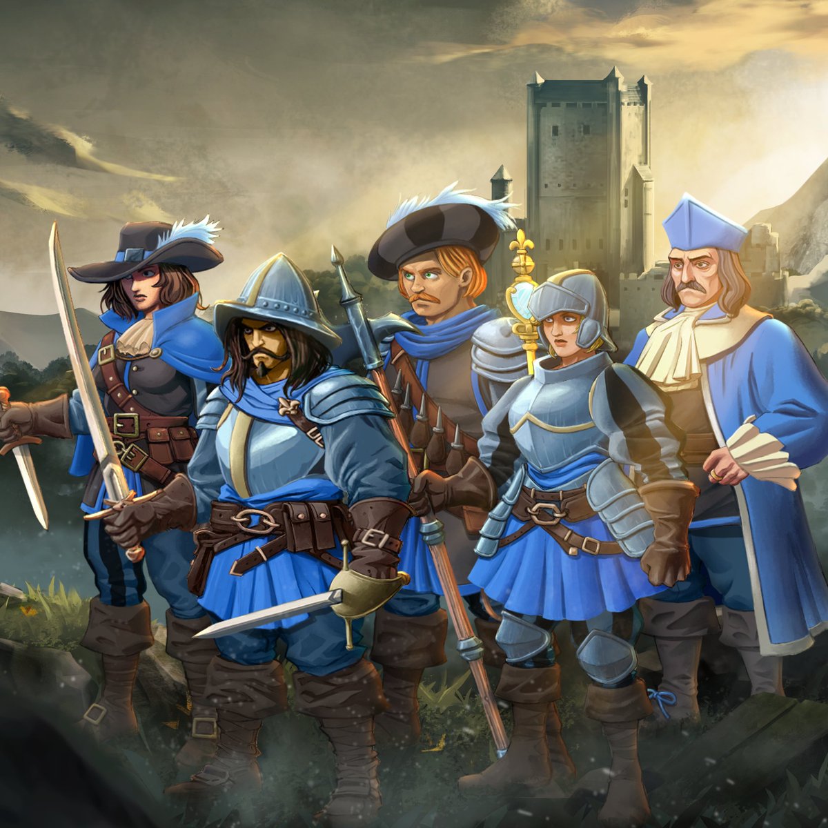 poglorygame's tweet photo. 🎮 3 days until 'Price of Glory'! 🎮 Meet the units:

Scouts: Fast and elusive.

Soldiers: Reliable and robust.

Knights: Strong and sturdy.

Ranged: Sharp and strategic.

Healers: Supportive and essential.

Thoughts?

⚔️ #GameCountdown #StrategyGaming #MobileGames #TacticalDepth https://t.co/CY1xK9MIBn