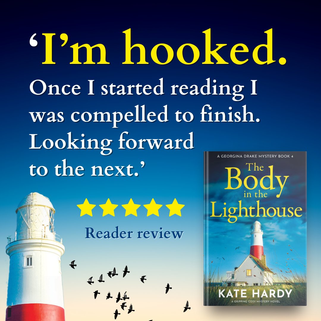 Storm Publishing (@stormbooks_co) on Twitter photo 😍 ICYMI amateur sleuth Georgina Drake is back to investigate a decades-old mystery at a picturesque lighthouse!
🌊 Discover The Body in the Lighthouse by <a href="/katehardyauthor/">Kate Hardy</a> today: geni.us/772-rd-two-am
#cozymystery #murdermystery #readerreview 😍 ICYMI amateur sleuth Georgina Drake is back to investigate a decades-old mystery at a picturesque lighthouse!
🌊 Discover The Body in the Lighthouse by <a href="/katehardyauthor/">Kate Hardy</a> today: geni.us/772-rd-two-am
#cozymystery #murdermystery #readerreview