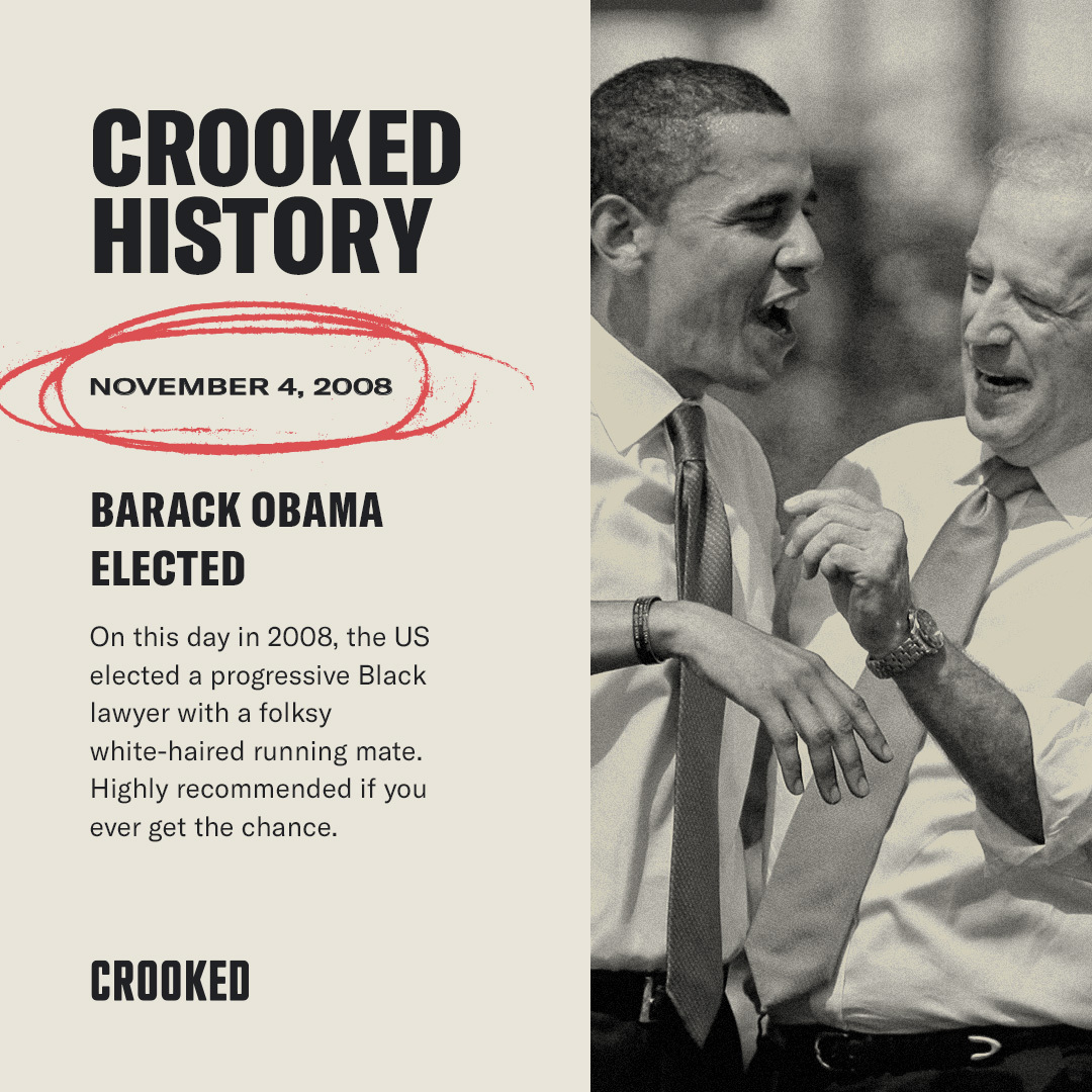 Uhh, let us be clear: Vote!
#CrookedMedia #Election #Obama