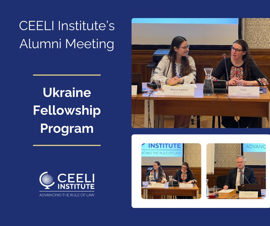 🇺🇦 CEELI is honored to welcome back alumni from our Ukrainian civil society fellowship program for a special meeting in Prague! Special thanks to UK Deputy Chief of Mission Kate Davenport (<a href="/KDavenportFCDO/">Kate Davenport</a>), who opened the event with inspiring words of unity &amp; resilience.