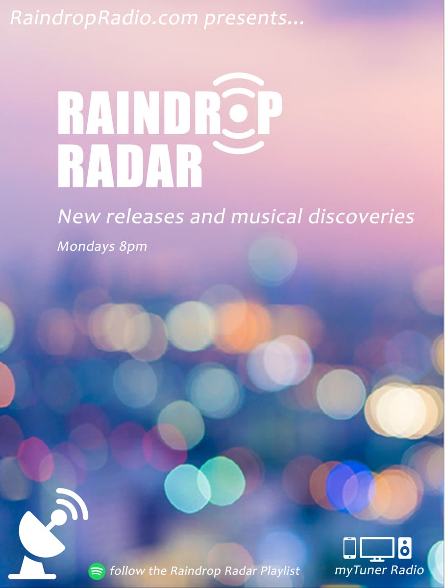 Join DJ Bruise Lee at 7pm for a packed Raindrop Radar with <a href="/rettsmithmusic/">rett smith</a>, @shelflivesbaby, <a href="/artdeccomsic/">Art d'Ecco</a>, <a href="/SportsTeam_/">Sports Team</a>, <a href="/melin_melynband/">Melin Melyn</a>, <a href="/AKDKmusic/">AK/DK</a>, &amp; more. 

RaindropRadio.com or the app or myTunerRadio