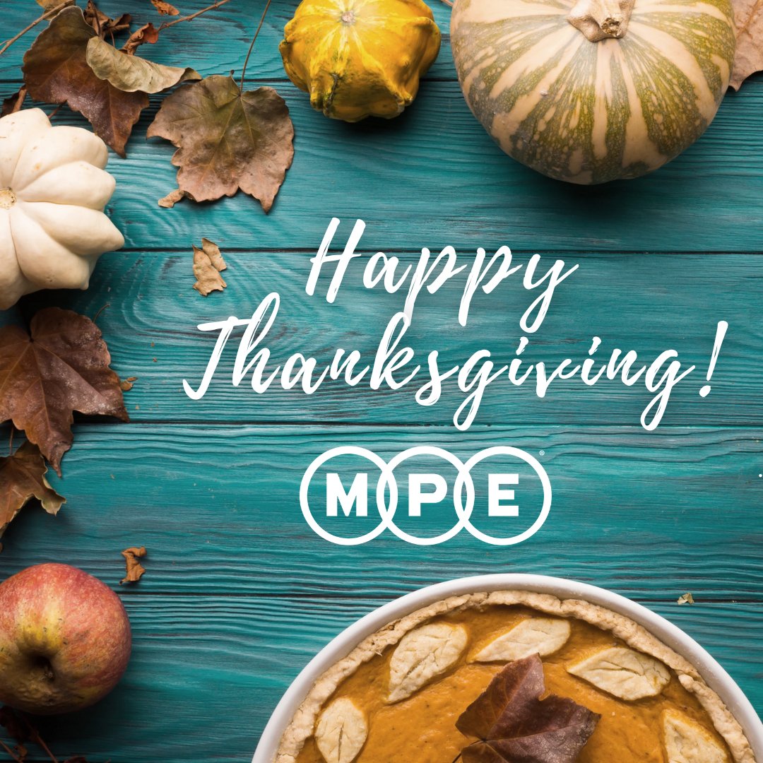 Wishing you a warm and joyful Thanksgiving from all of us <a href="/MPENYC/">MPE</a>! 🦃 🥧 May your holiday be filled with happiness.