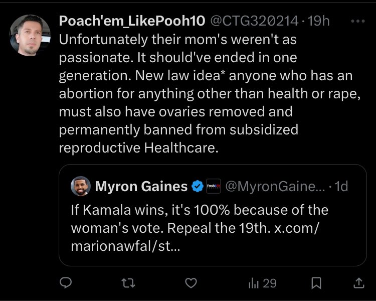 They just want to control women.